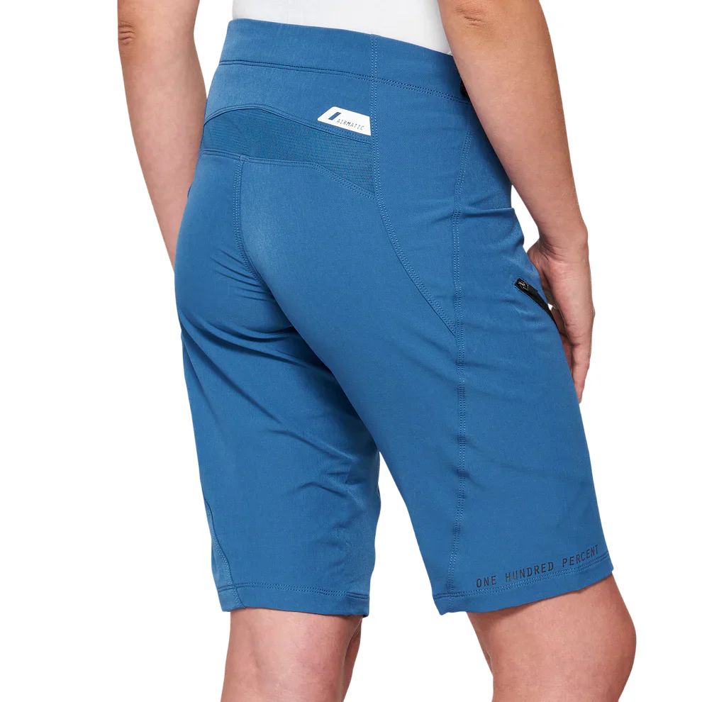 100% Airmatic MTB Short - Womens - Slate Blue - Image 2