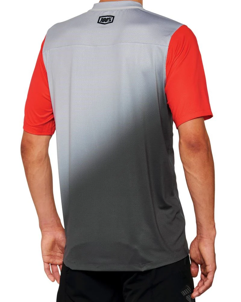 100% Celium Short Sleeve MTB Jersey - Racer Red - Image 2