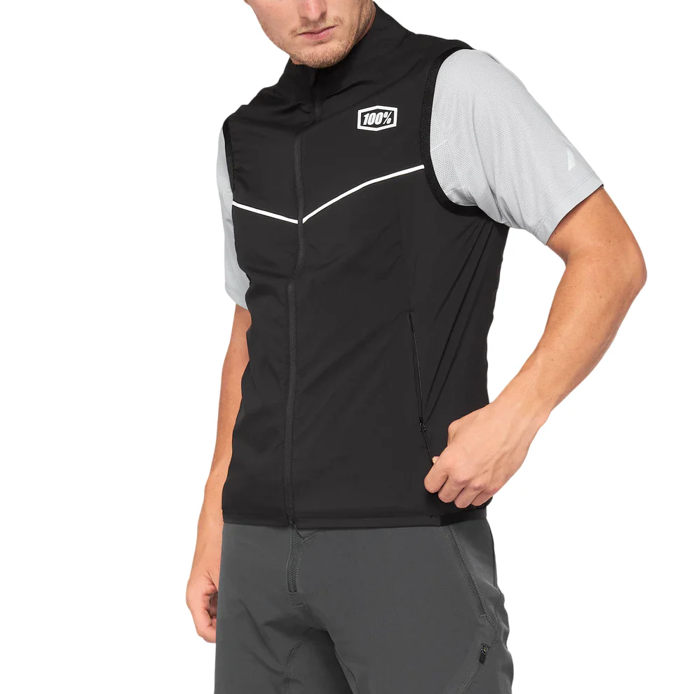100% Corridor Stretch Vest - Black - Image 2