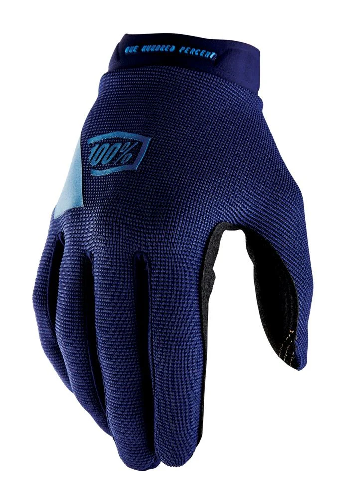 100% Ridecamp Glove - Navy-Slate Blue