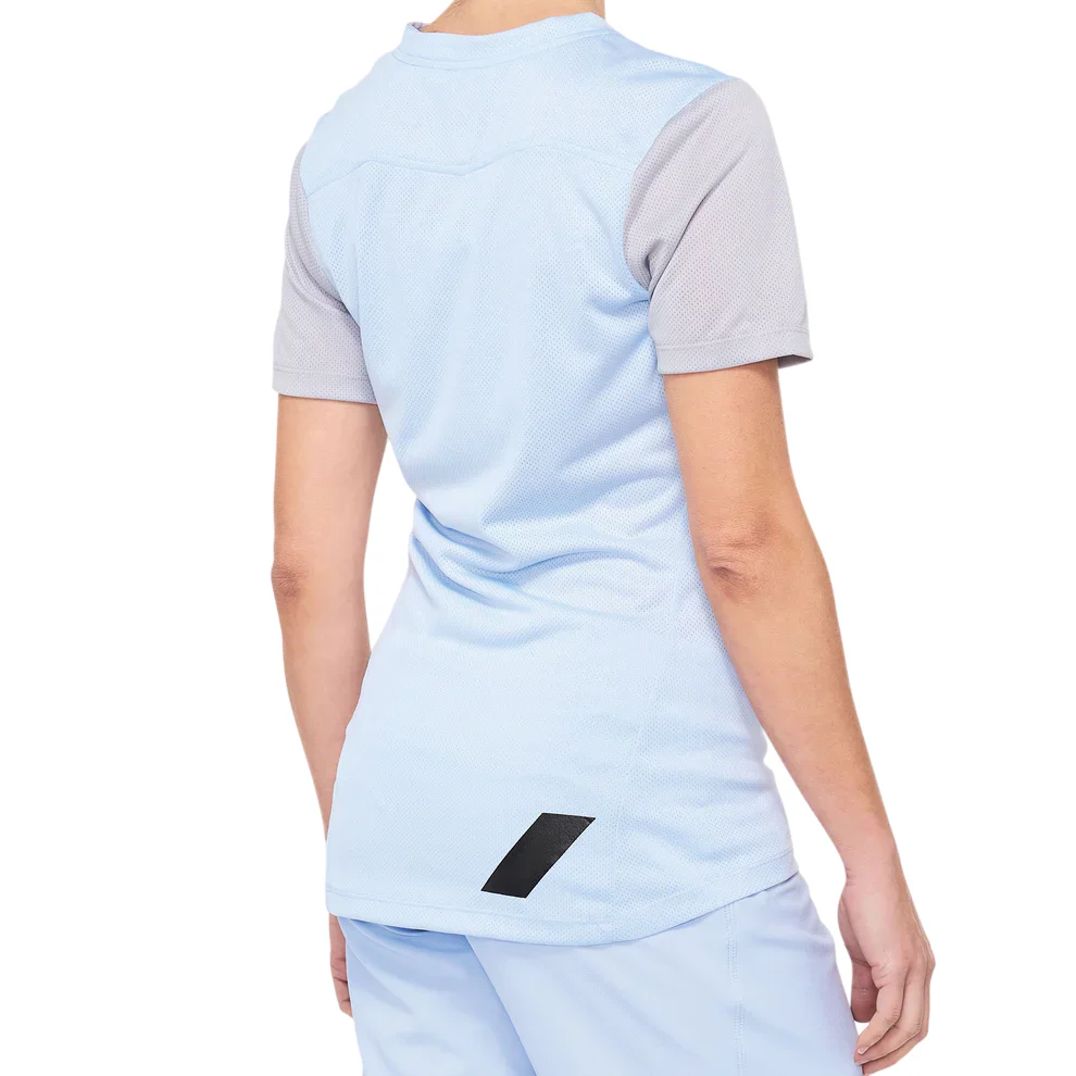 100% Ridecamp Short Sleeve MTB Jersey - Womens - Blue-Gray - Image 2