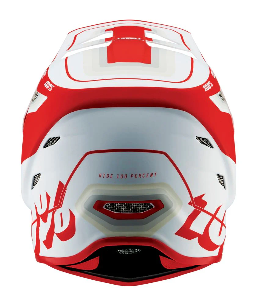 100% Status Helmet - Topenga Red-White - Image 3