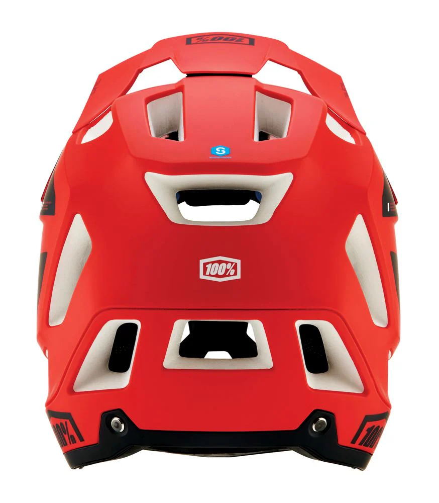 100% Trajecta Helmet - With Fidlock - Fluo Red - 2022 - Image 3