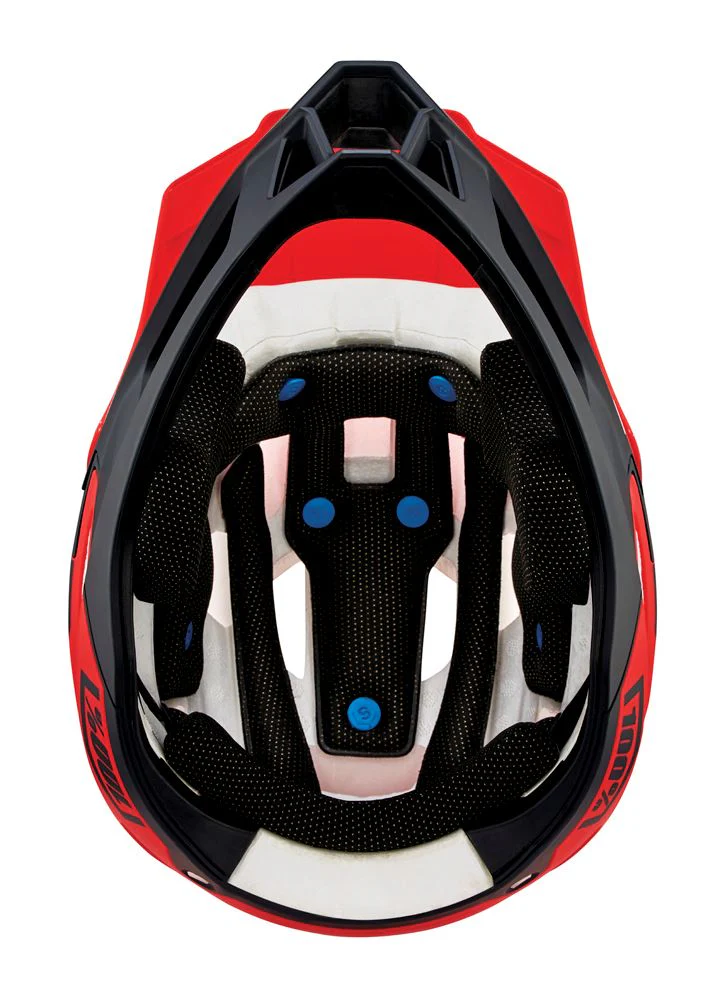 100% Trajecta Helmet - With Fidlock - Fluo Red - 2022 - Image 5