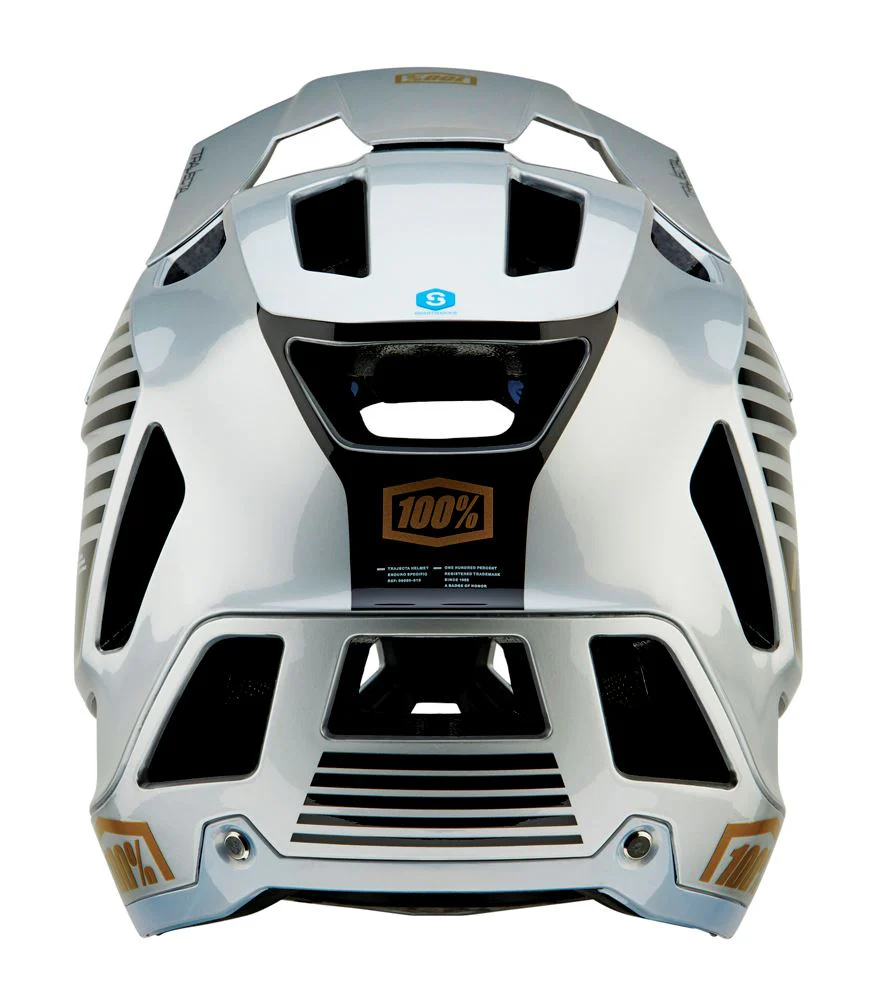 100% Trajecta Helmet - With Fidlock - Ranelagh Silver - 2022 - Image 3