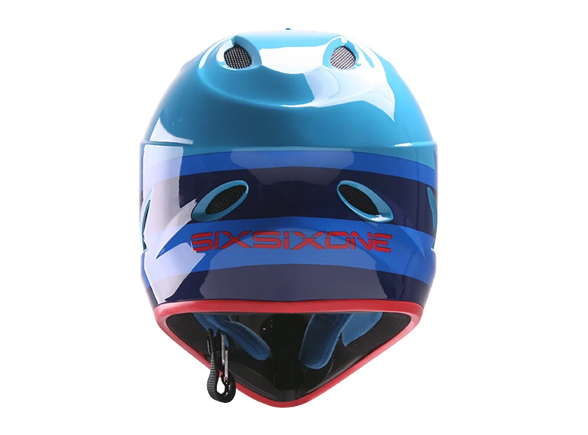 661 Comp Bolt Full Face Helmet -  Red-Blue - 2017 - Image 2