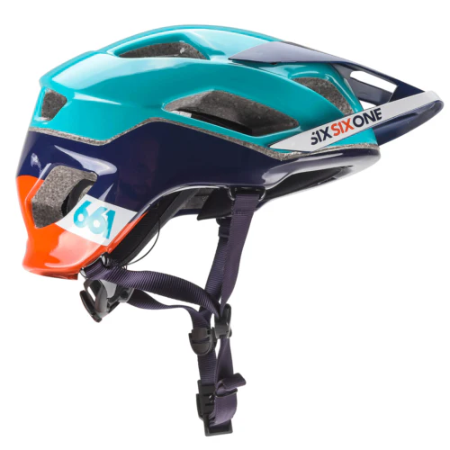 661 Evo AM MIPS MTB Helmet - Orange-Blue - Image 2