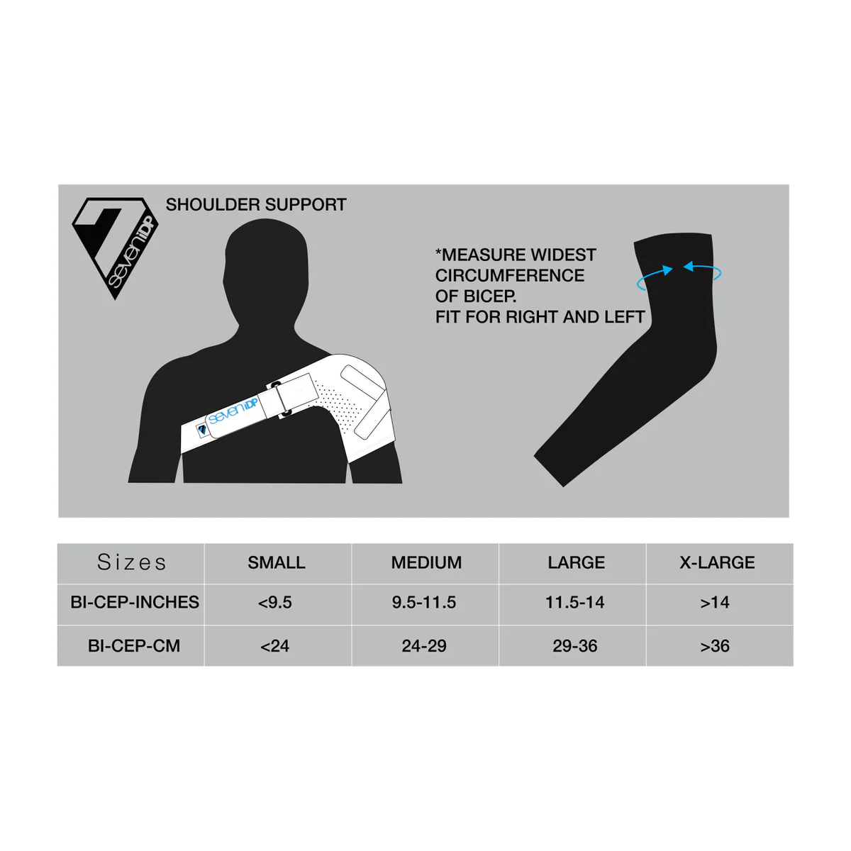7 iDP Control Shoulder Support - Left - Image 2