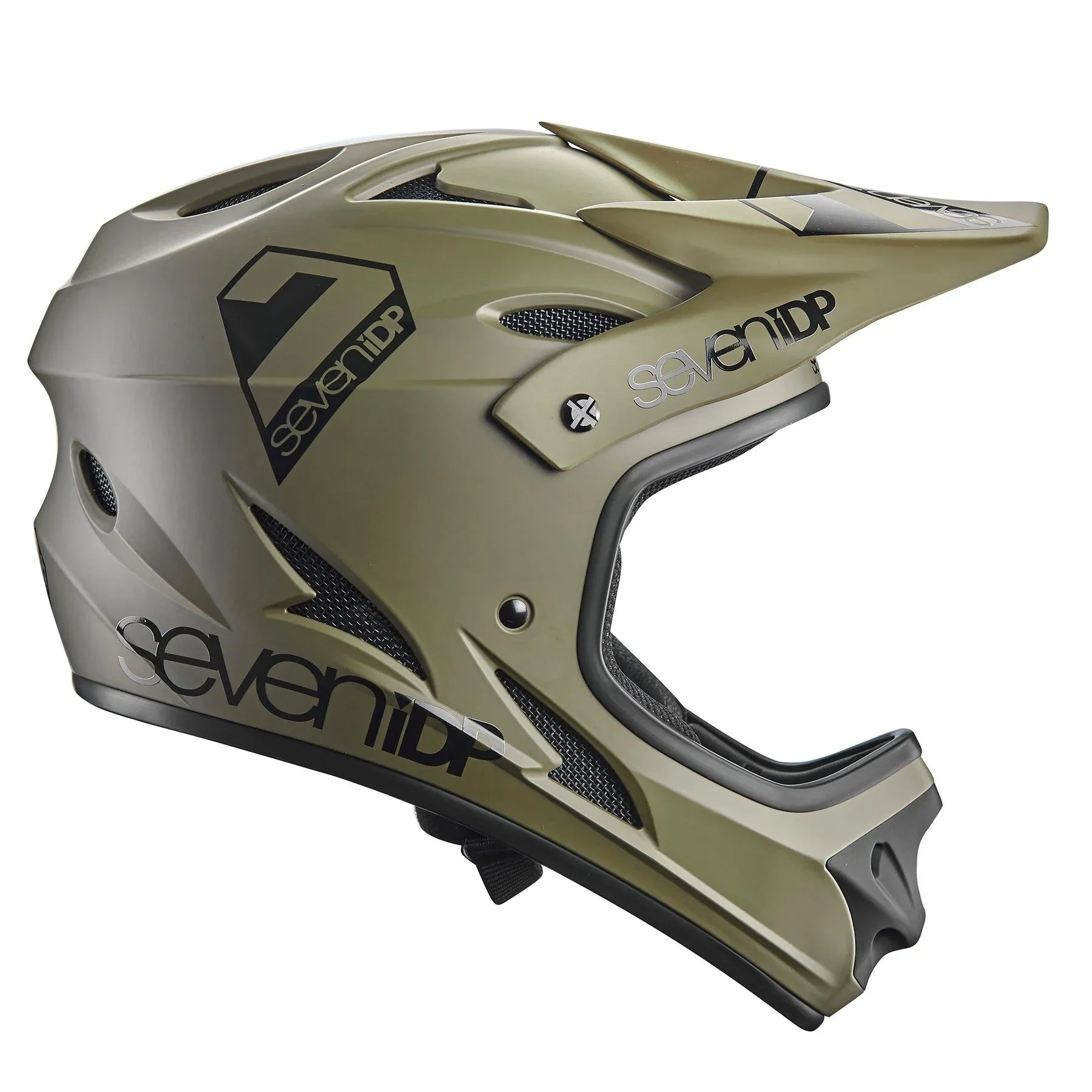 7 iDP M1 Full Face Helmet - Army Green - 2022 - Image 5