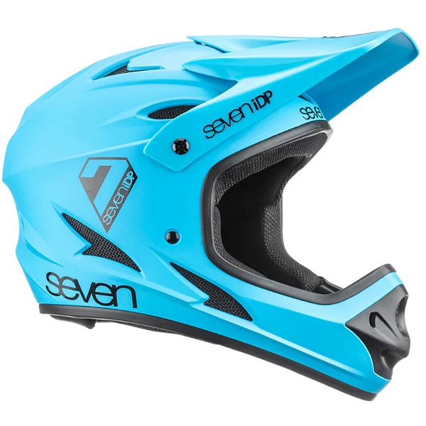 7 iDP M1 Full Face Helmet - Matt Blue - Image 3