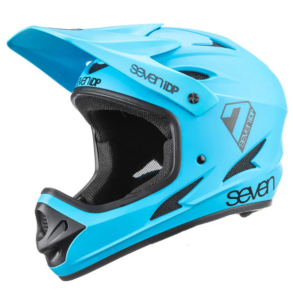 7 iDP M1 Full Face Helmet - Matt Blue - Image 4