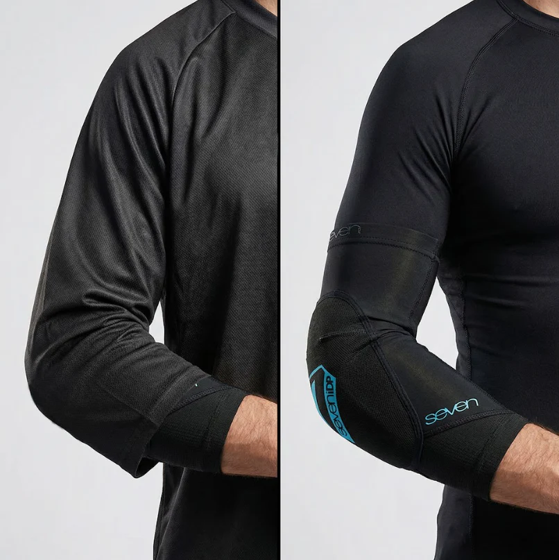 7 iDP Transition Elbow Pads - Black - Image 4