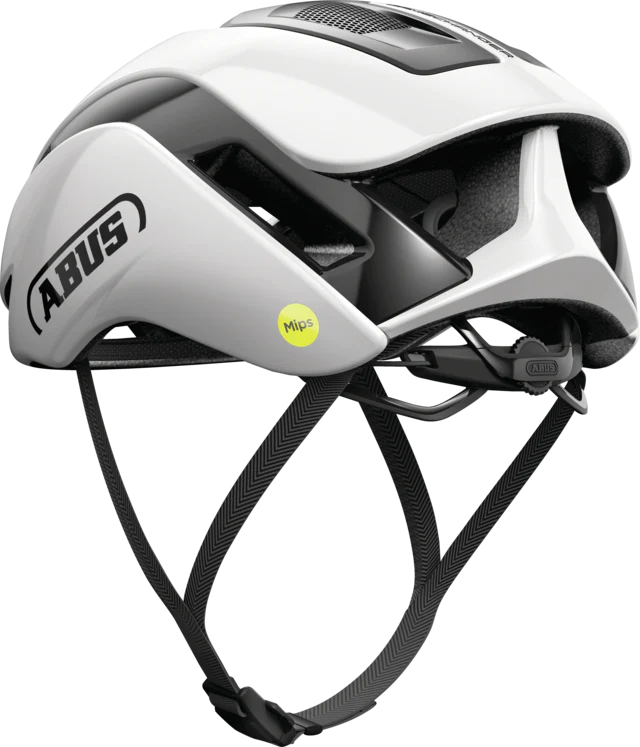 Abus Gamechanger 2.0 MIPS Road Helmet - Shiny White - Image 4
