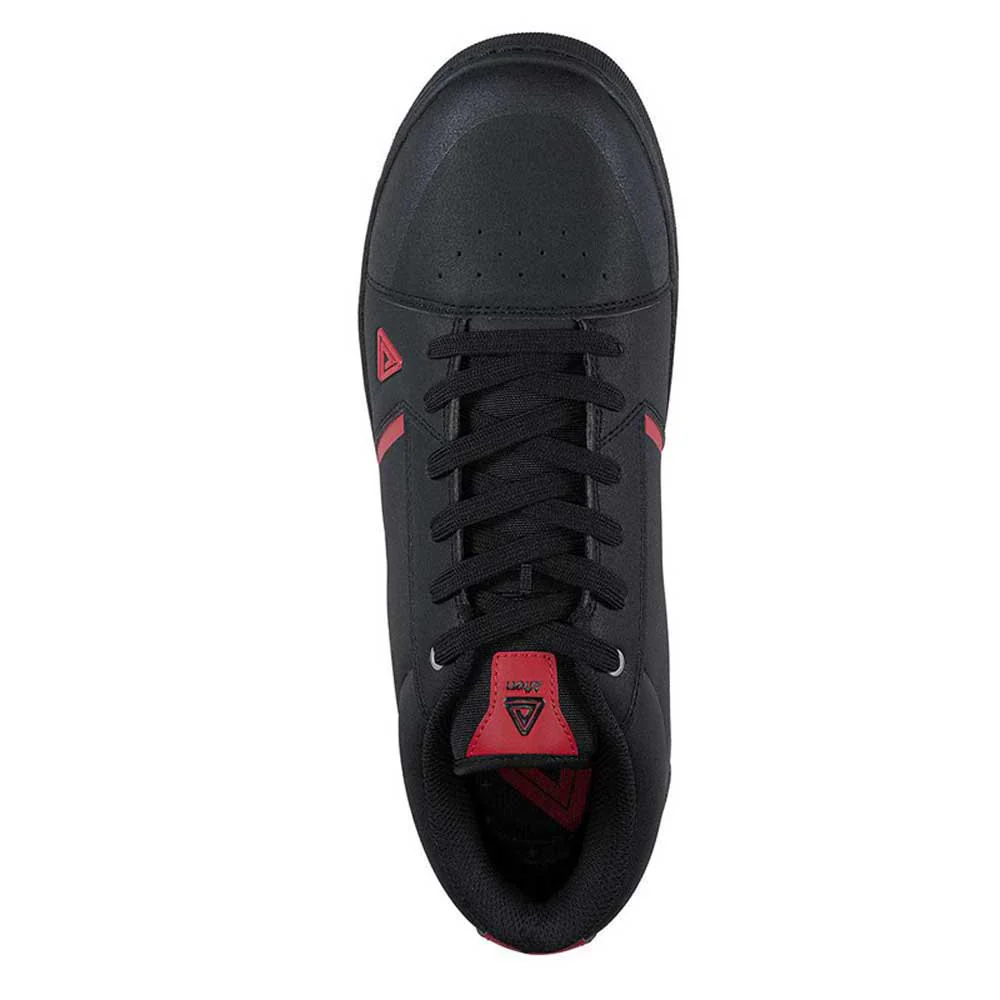 Afton Cooper Flat Pedal MTB Shoe - Black-Red - Image 4