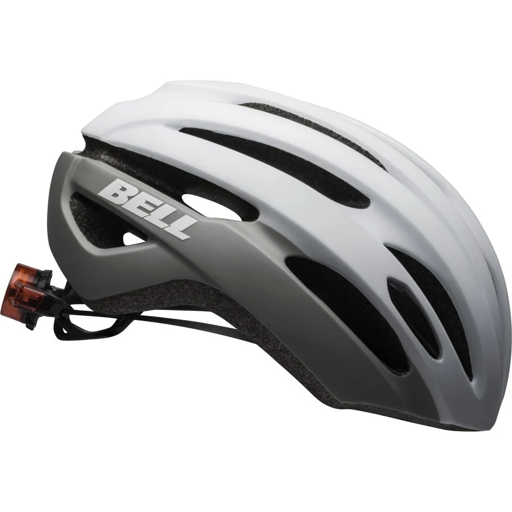 Bell Avenue LED MIPS Road Helmet - Matt Gloss White-Gray - Image 3