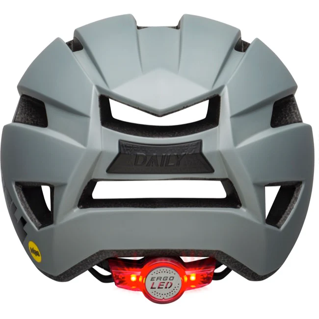 Bell Daily LED MIPS Commuter Helmet - Matt Gray-Black - Image 3