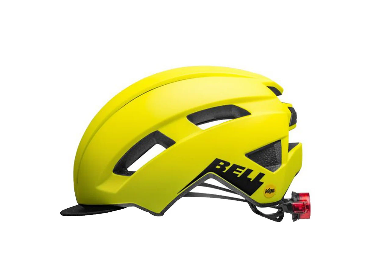 Bell Daily MIPS LED Commuter Helmet - Matt Hi Viz - Image 2