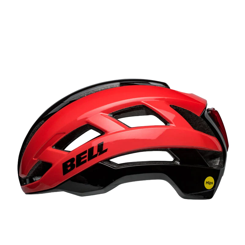 Bell Falcon XR LED MIPS MTB Helmet - Red-Black - Image 5