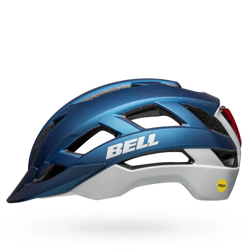 Bell Falcon XRV LED MIPS MTB Helmet - Matt Blue-Gray - Image 3