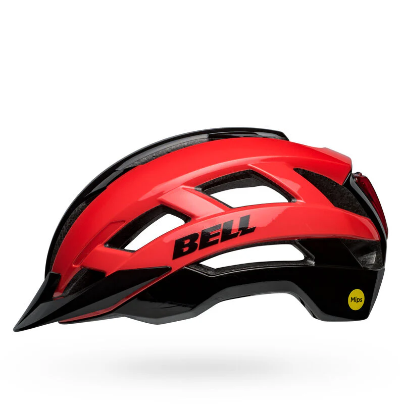 Bell Falcon XRV LED MIPS MTB Helmet - Red-Black - Image 3
