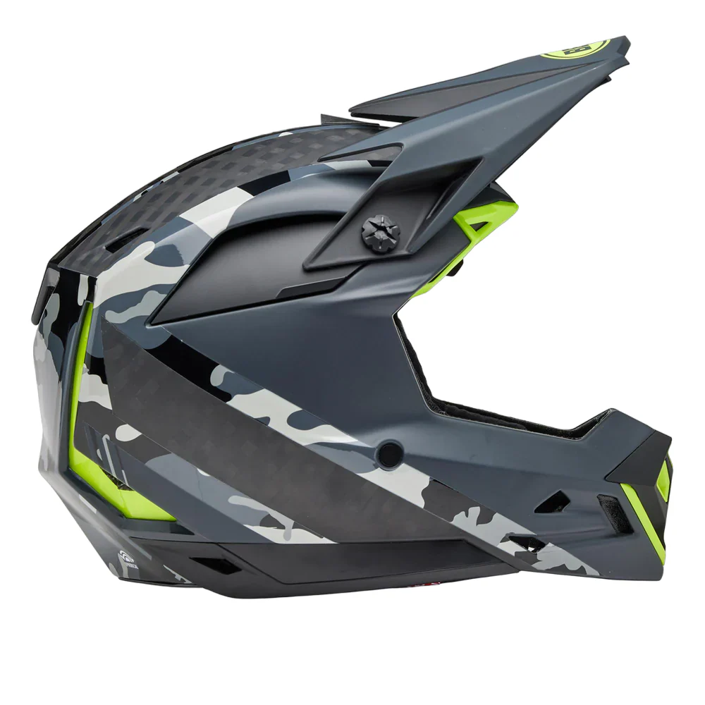 Bell Full-10 Spherical Full Face Helmet - Arise - Matt Gloss Gray-Retina Camo - Image 5