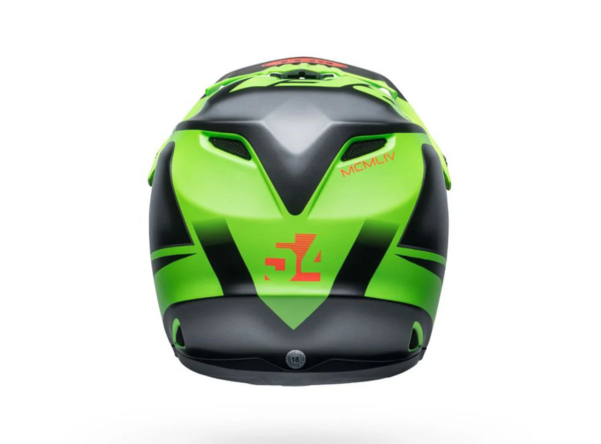 Bell Full-9 Fusion MIPS Full Face Helmet - Matt Bright Green-Black - 2019 - Image 3