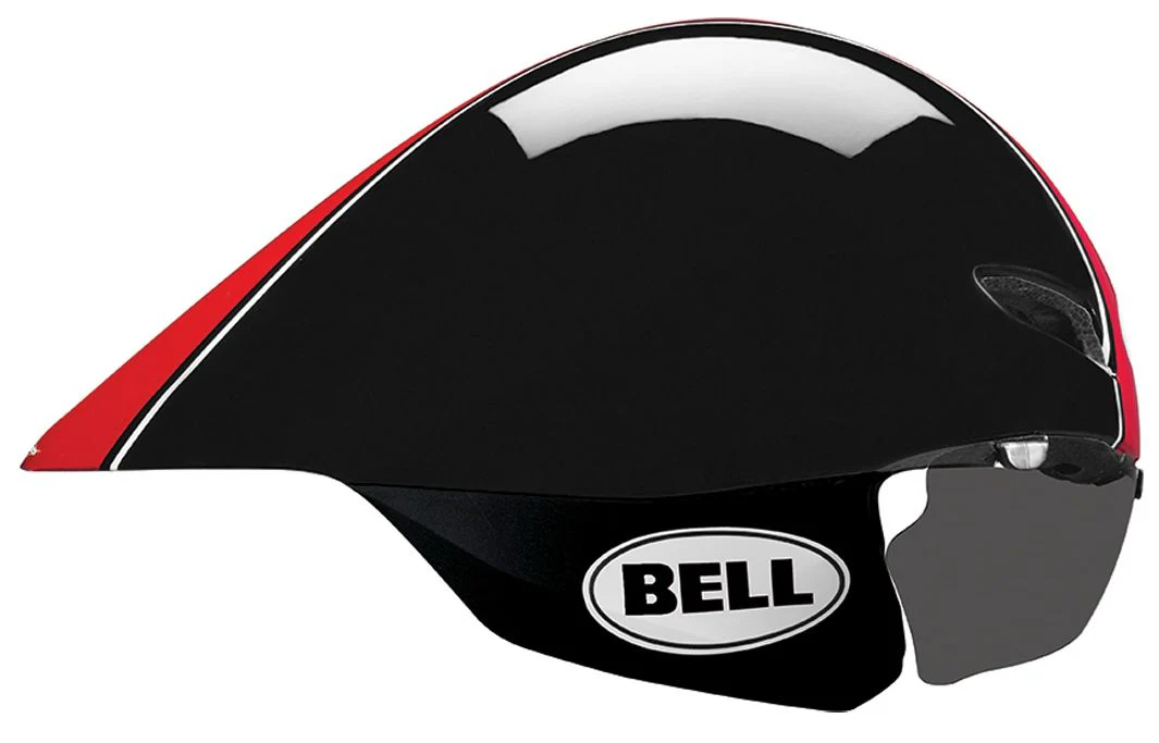Bell Javelin Time Trial Helmet - Black-Red Star