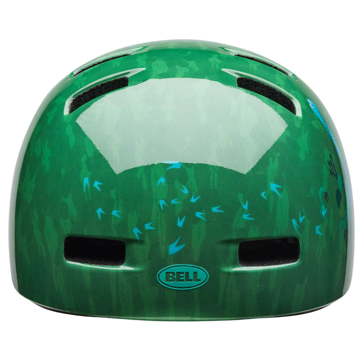 Bell Lil Ripper Child Helmet - Dino Den - Gloss Green - Image 4