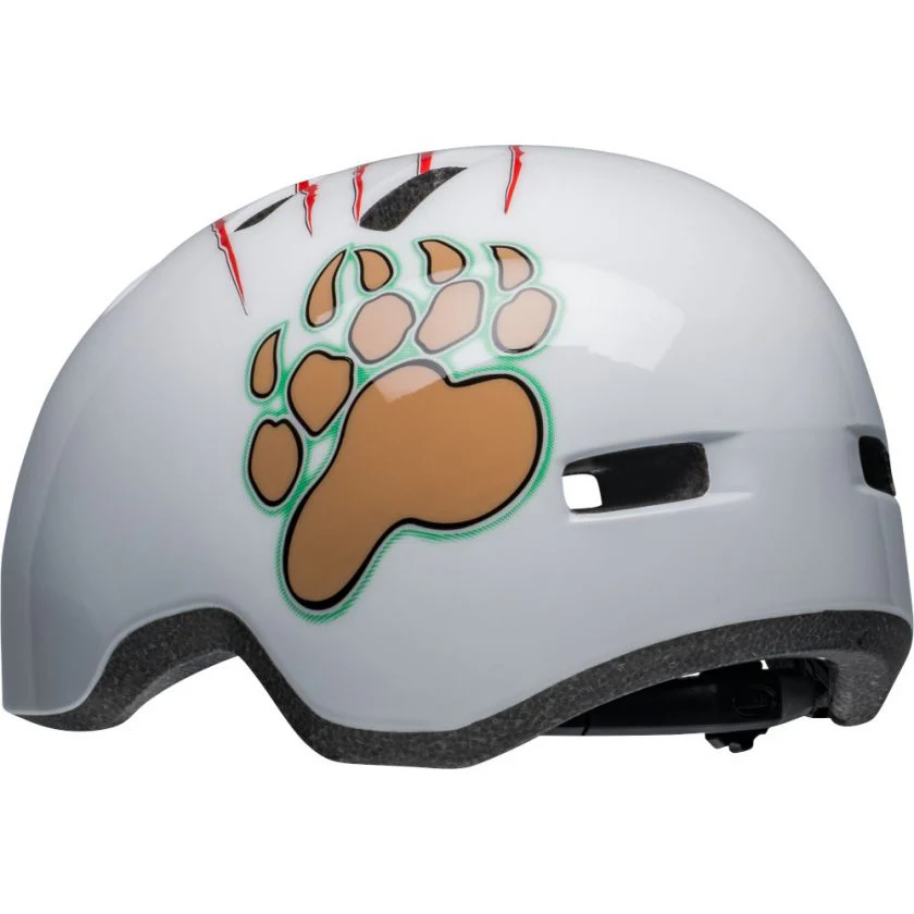 Bell Lil Ripper Child Helmet - Grizzly-Gloss White - Image 6