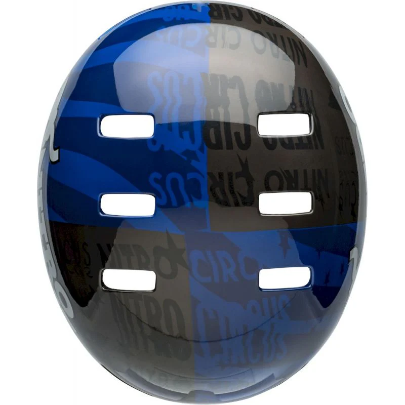 Bell Local BMX Helmet - Nitro Circus Gloss Navy-Silver - Image 4