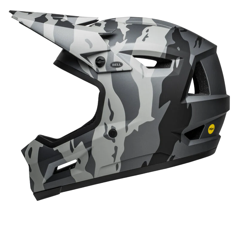 Bell Sanction 2 DLX MIPS Full Face Helmet - Ravine - Matt Gray-Black - Image 2