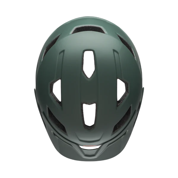 Bell Sidetrack Youth Helmet - Matt Dark Green-KTM Orange - 2020 - Image 3