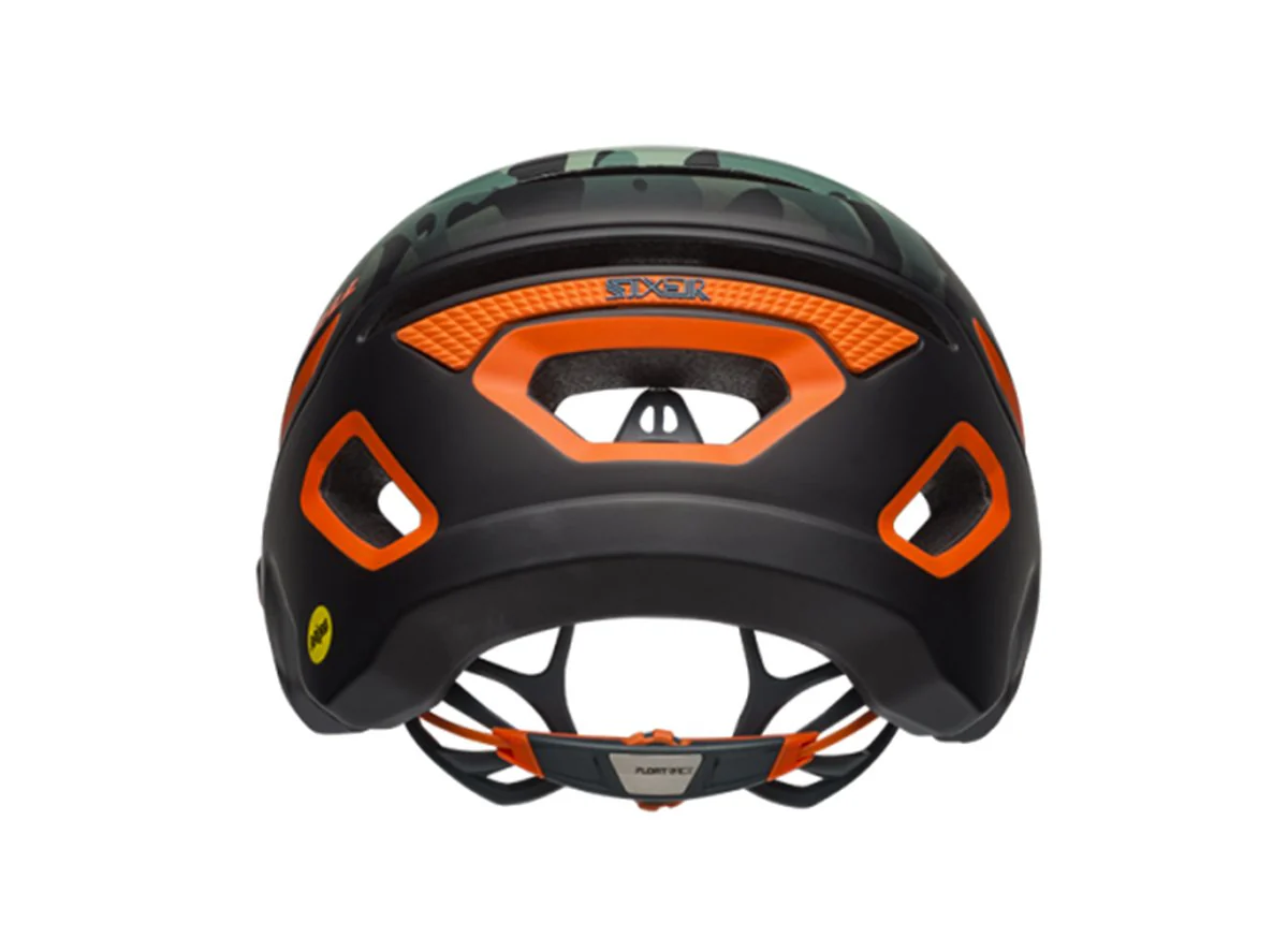 Bell Sixer MIPS MTB Helmet - Matt Black-Dark Green-Orange-Oak - 2019 - Image 3