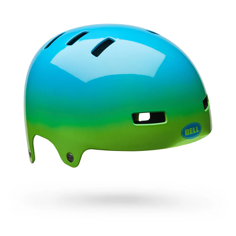 Bell Span BMX Helmet - Blue-Retina Plunge - Image 2