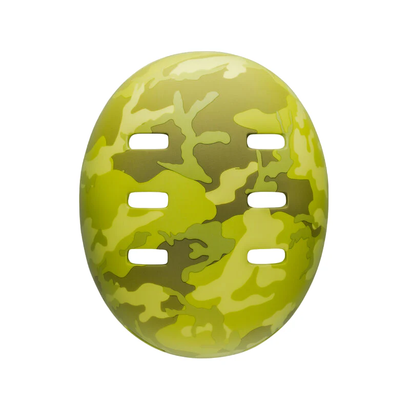 Bell Span BMX Helmet - Matt Hi-Viz Yellow Camo - Image 5