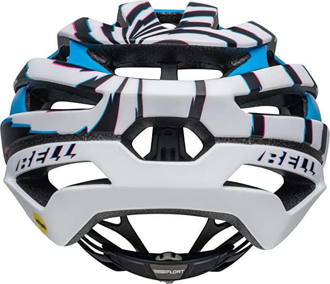 Bell Stratus MIPS Road Helmet - Matt Gloss White-Cyan - Image 3