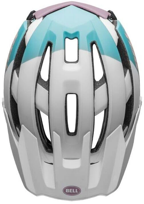 Bell Super Air MIPS MTB Helmet - Matt Gloss White-Purple - 2020 - Image 3