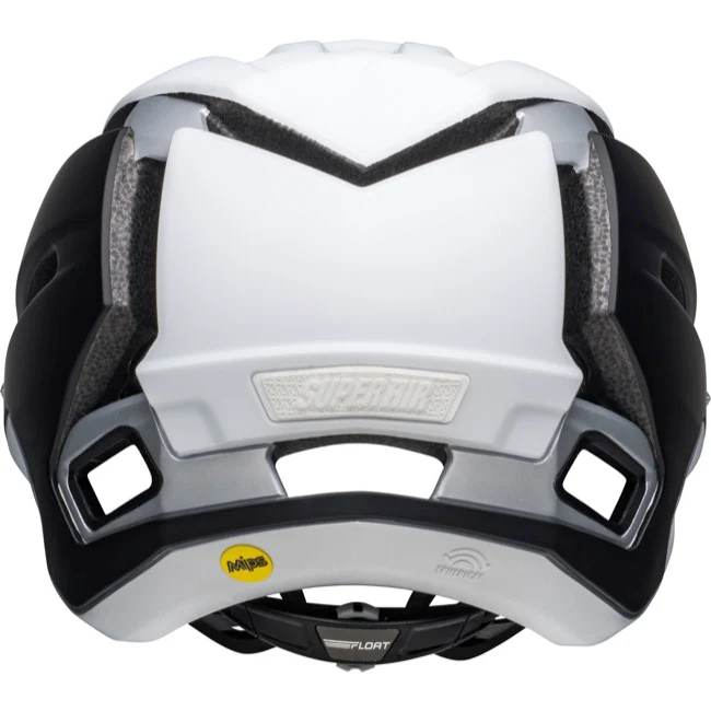 Bell Super Air R Spherical Full Face Helmet - Matt Black-White - Image 3