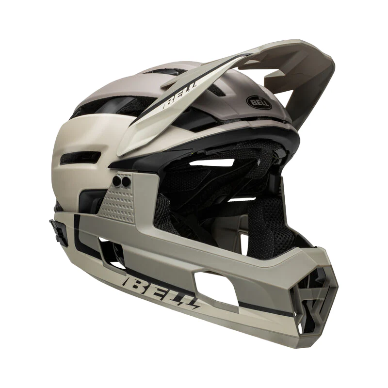 Bell Super Air R Spherical Full Face Helmet - Matt Cement-Gray - Image 4
