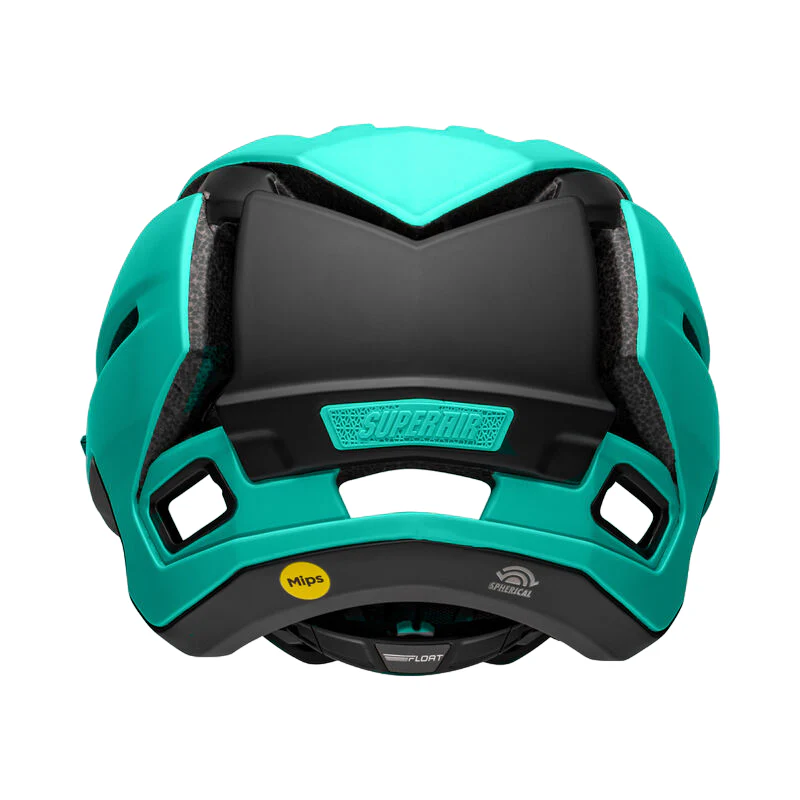Bell Super Air R Spherical Full Face Helmet - Matt Turquoise-Black - Image 11