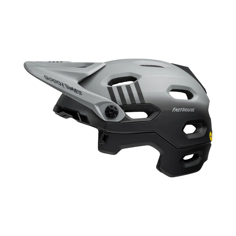 Bell Super DH Spherical Full Face Helmet - Fasthouse - Matt Gray-Black - Image 8