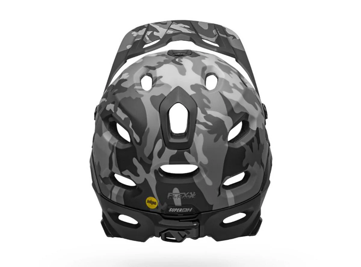 Bell Super DH Spherical Full Face Helmet - Matt Gloss Black-Camo - Image 4