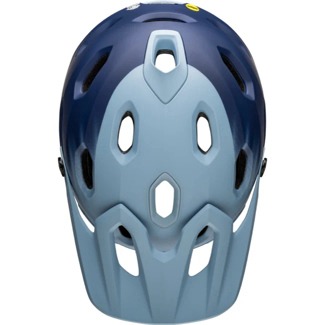 Bell Super DH Spherical Full Face Helmet - Matt Light Blue-Navy - Image 4