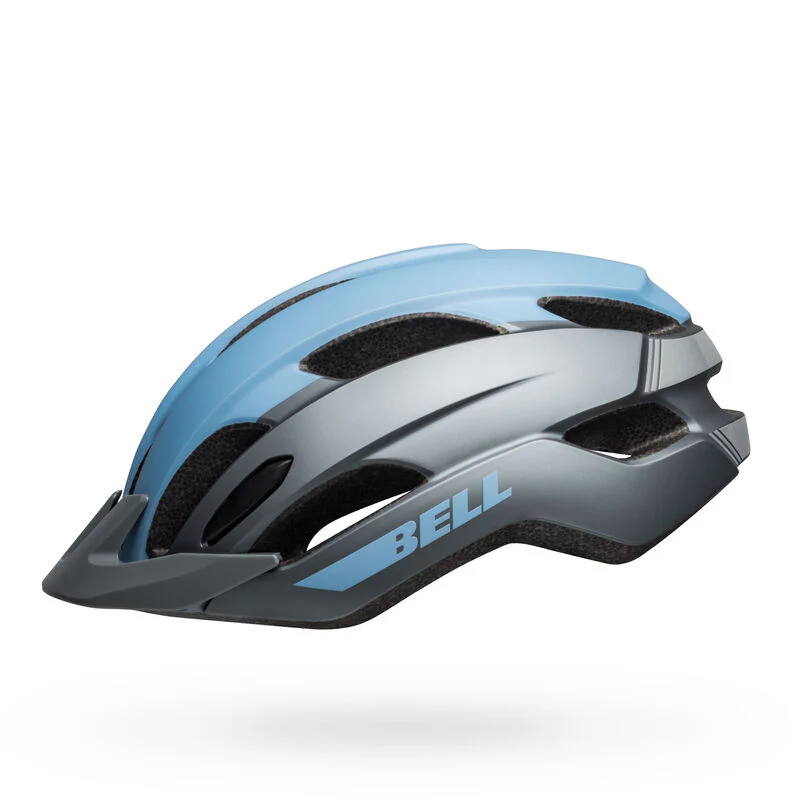 Bell Trace Road/XC Helmet - Matt Blue-Gray - Image 2