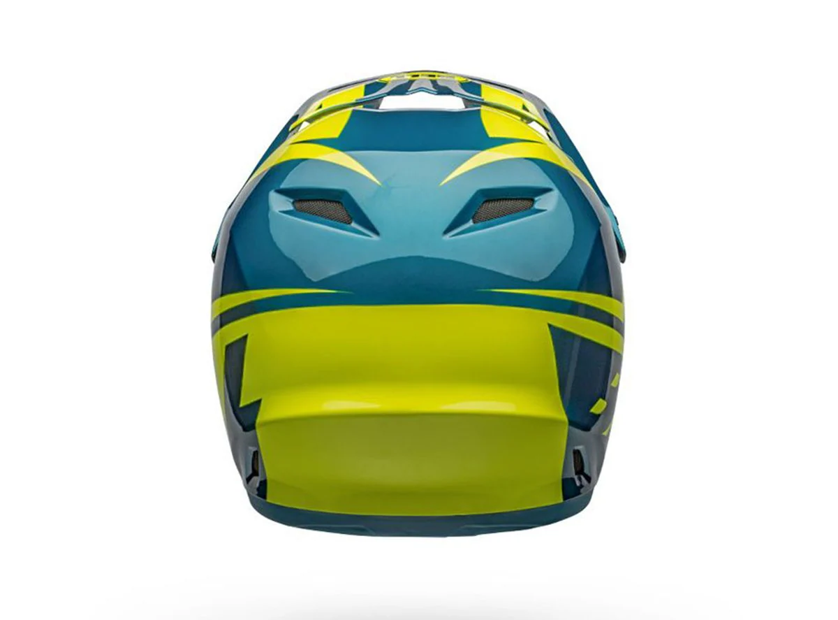 Bell Transfer Full Face Helmet - Gloss Blue-Hi Viz - Image 3