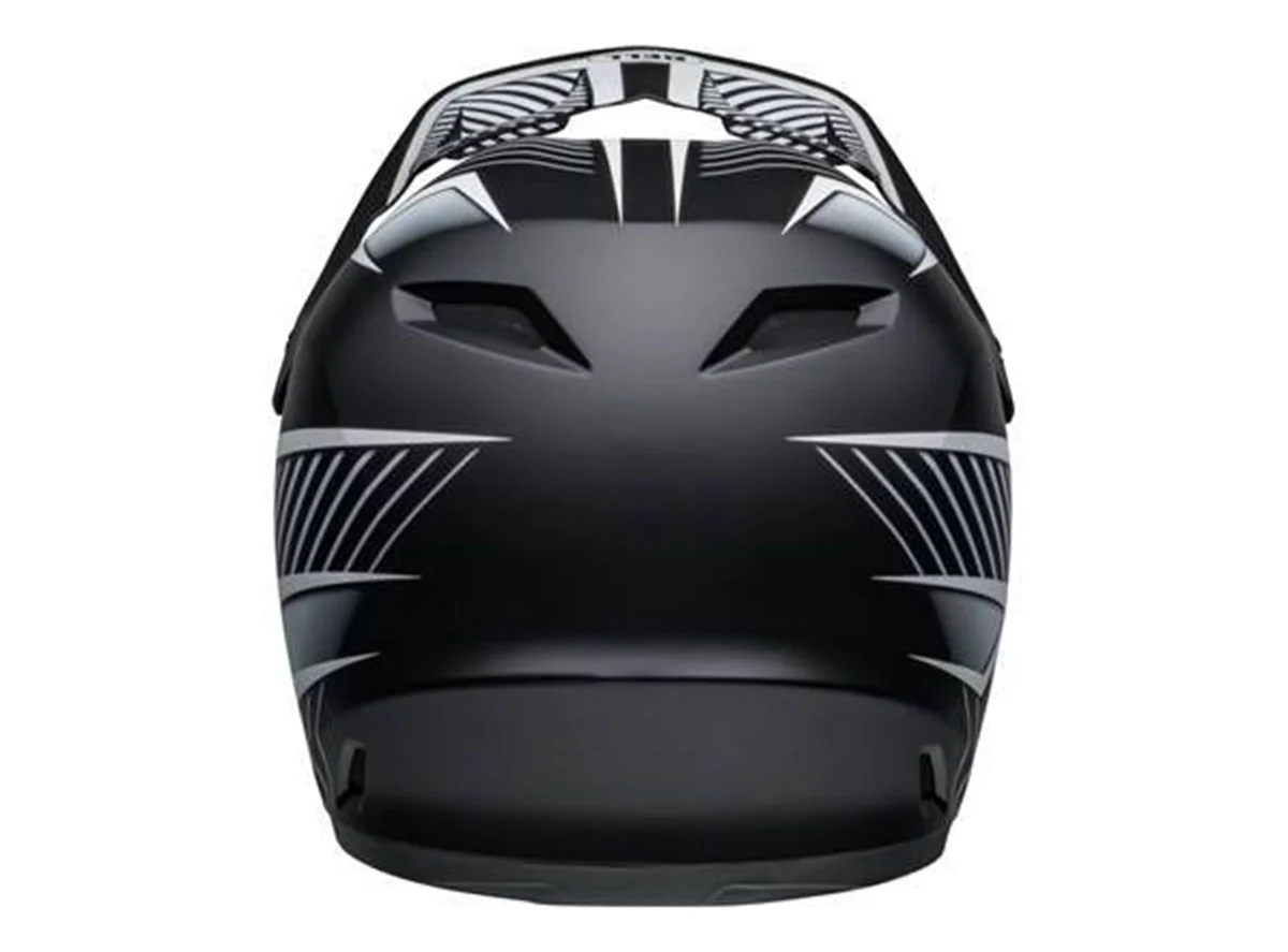 Bell Transfer Full Face Helmet - Matt Black-White - Image 4