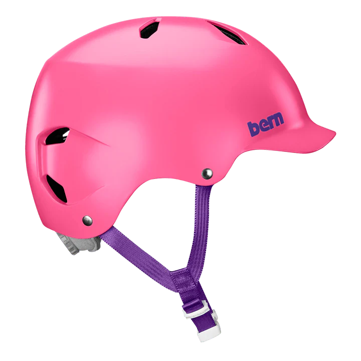 Bern Bandito EPS Helmet - Youth - Satin Pink - Image 2