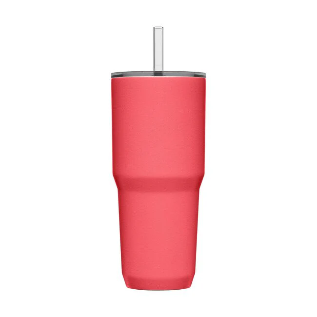 Camelbak Straw Vacuum Insulated Stainless Steel Tumbler - 30oz - Wild Strawberry - Image 3