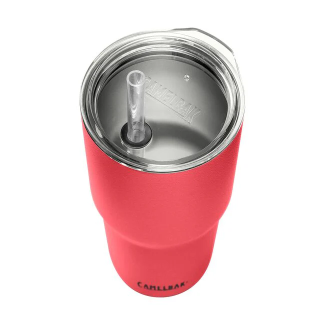 Camelbak Straw Vacuum Insulated Stainless Steel Tumbler - 30oz - Wild Strawberry - Image 5