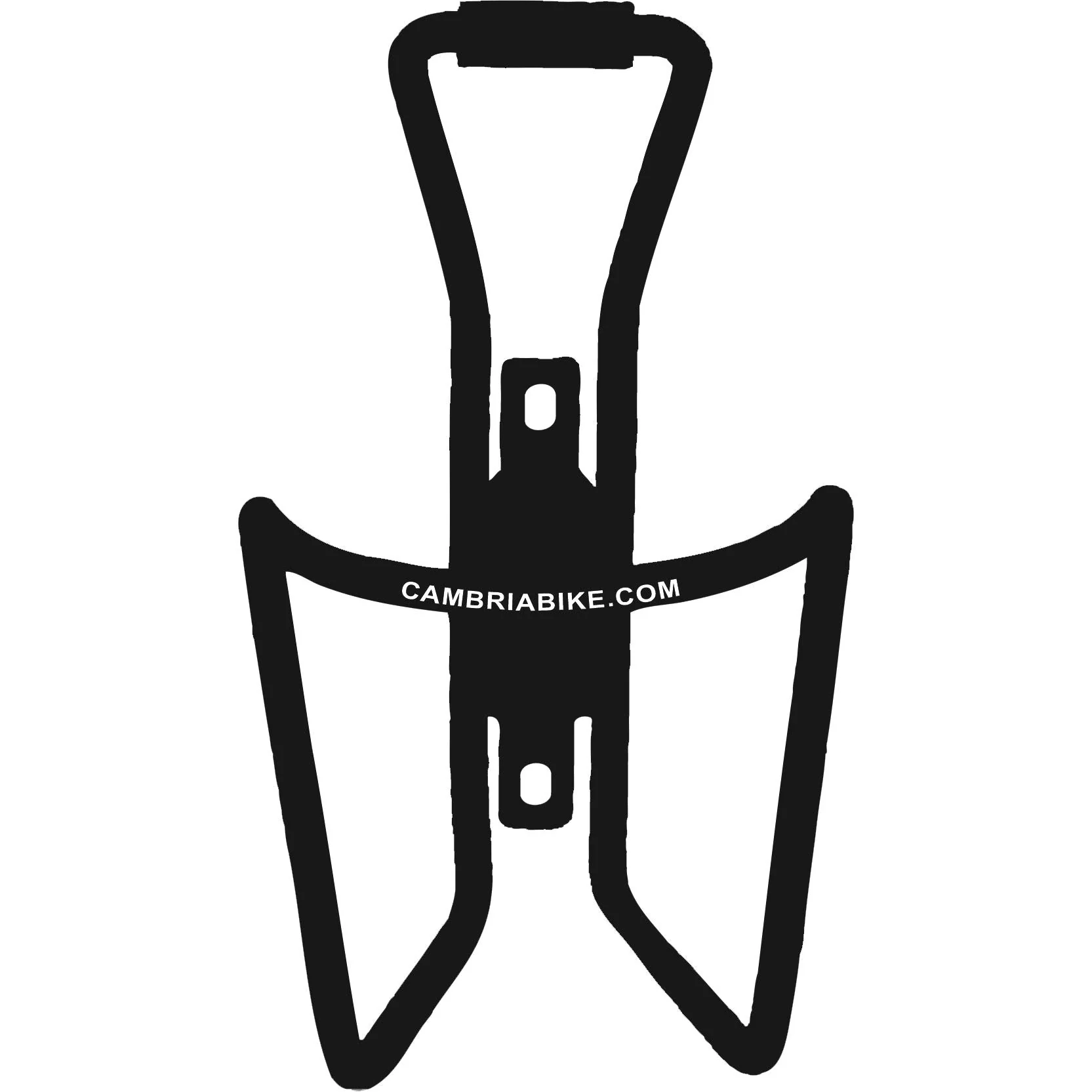 CBO Generic Water Bottle Cage Black - Alloy - Black